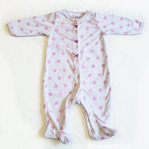 3m Carter's Floral Footed Pajamas